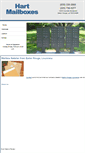 Mobile Screenshot of hartmailboxes.com